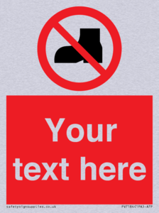 Custom No outdoor footwear